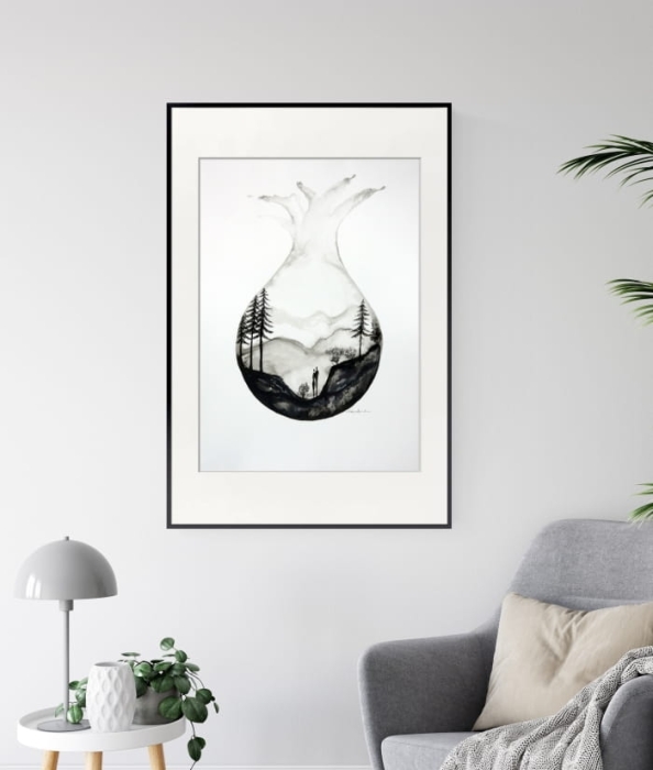 obraz 50 x 70 cm, styl skandynawski