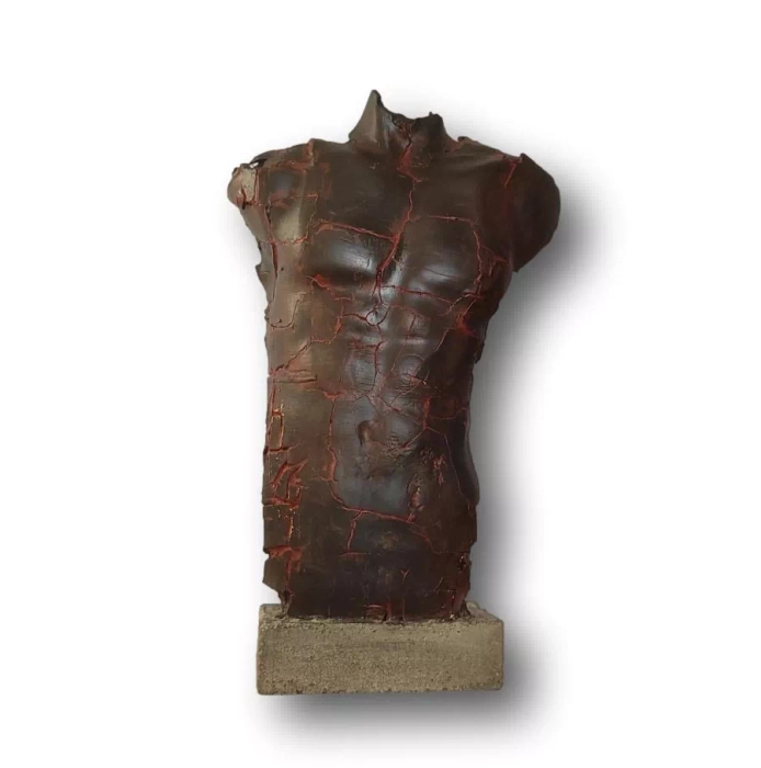 Rzeźba Taurus, tors męski cykl NUDE 