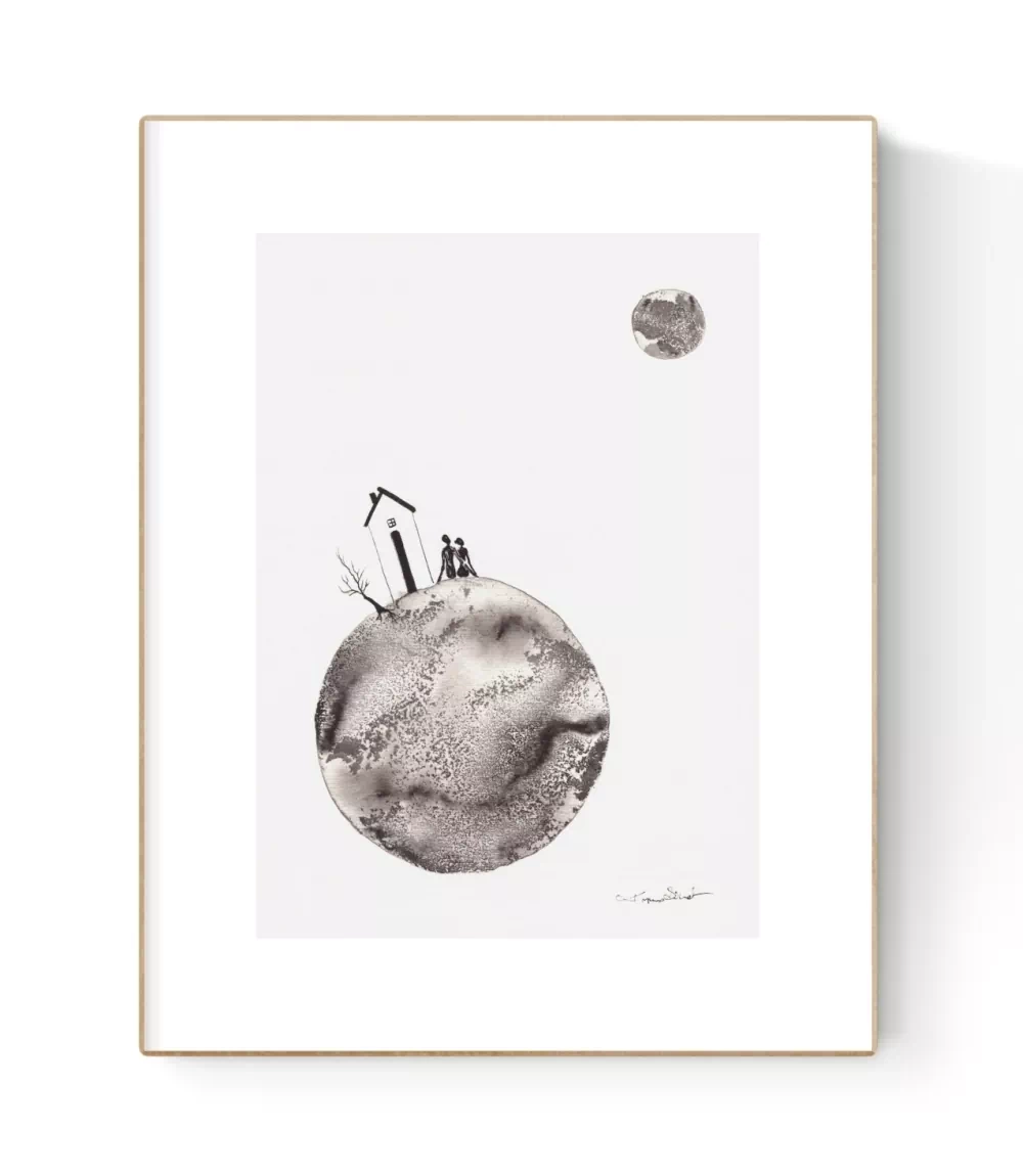 Grafika artystyczna tuszem A4