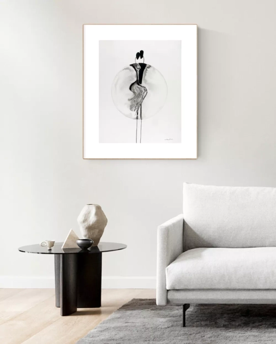Grafika artystyczna 40x50 abstrakcyjna minimal-art 