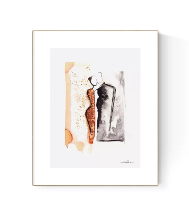 Obrazy akwarele, subtelne i delikatne abstrakcje akwarelowe 