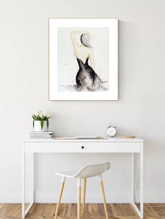 Grafika artystyczna 40x50 abstrakcyjna minimal-art 