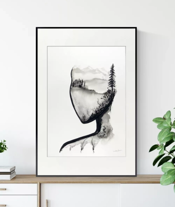 Duże grafiki artystyczne 50x70 