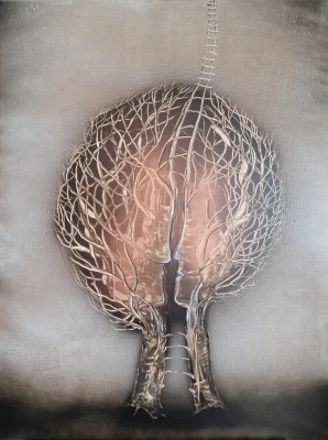 Sploty-obraz-surrealizm-recznie-malowany-obraz-sprzedaz-ASP