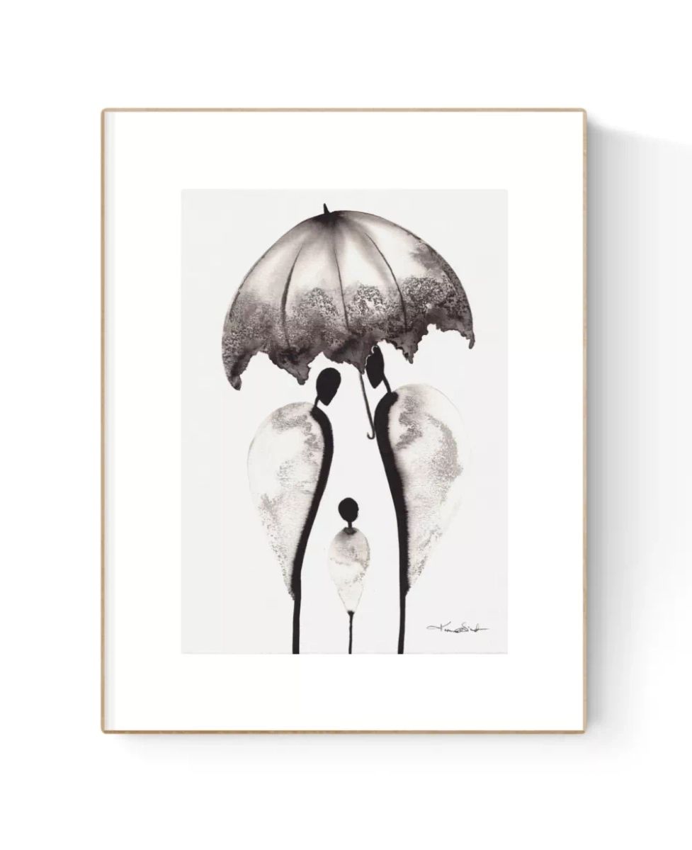 grafika-artystyczna-czarno-biala-do-ramki-ikea-Ribba-30x40