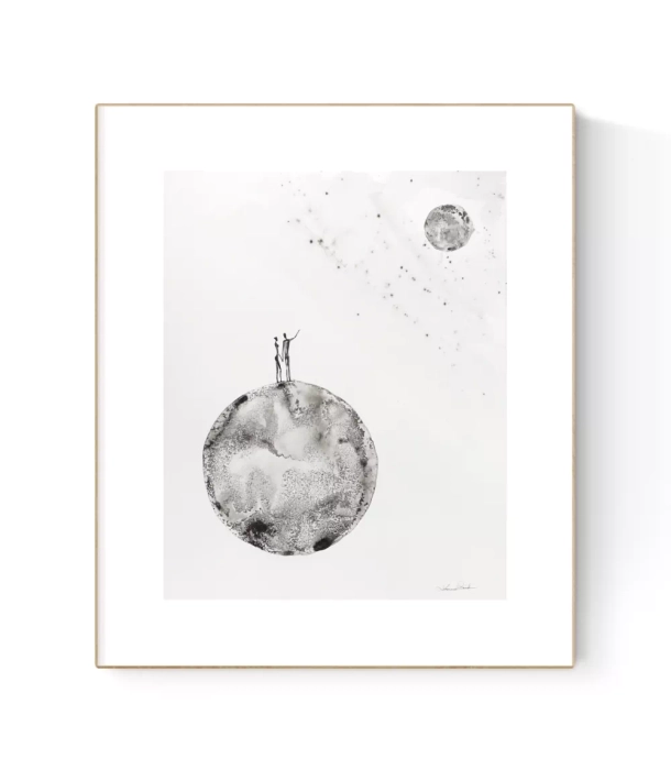 Grafika artystyczna 40x50 abstrakcyjna minimal-art  