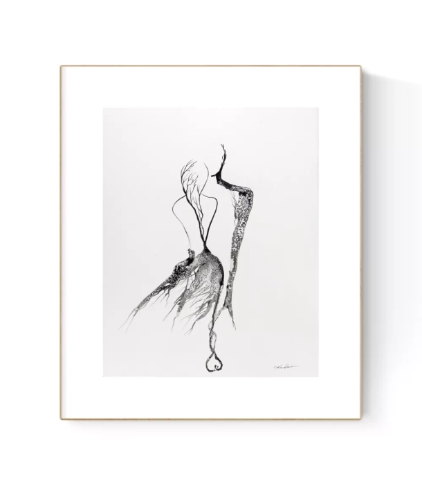Grafika artystyczna 40x50 abstrakcyjna minimal-art   