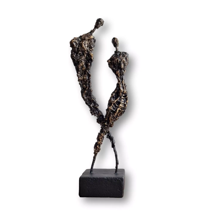 Mała rzeźba Sploty no.40 rzeźba postacie, para