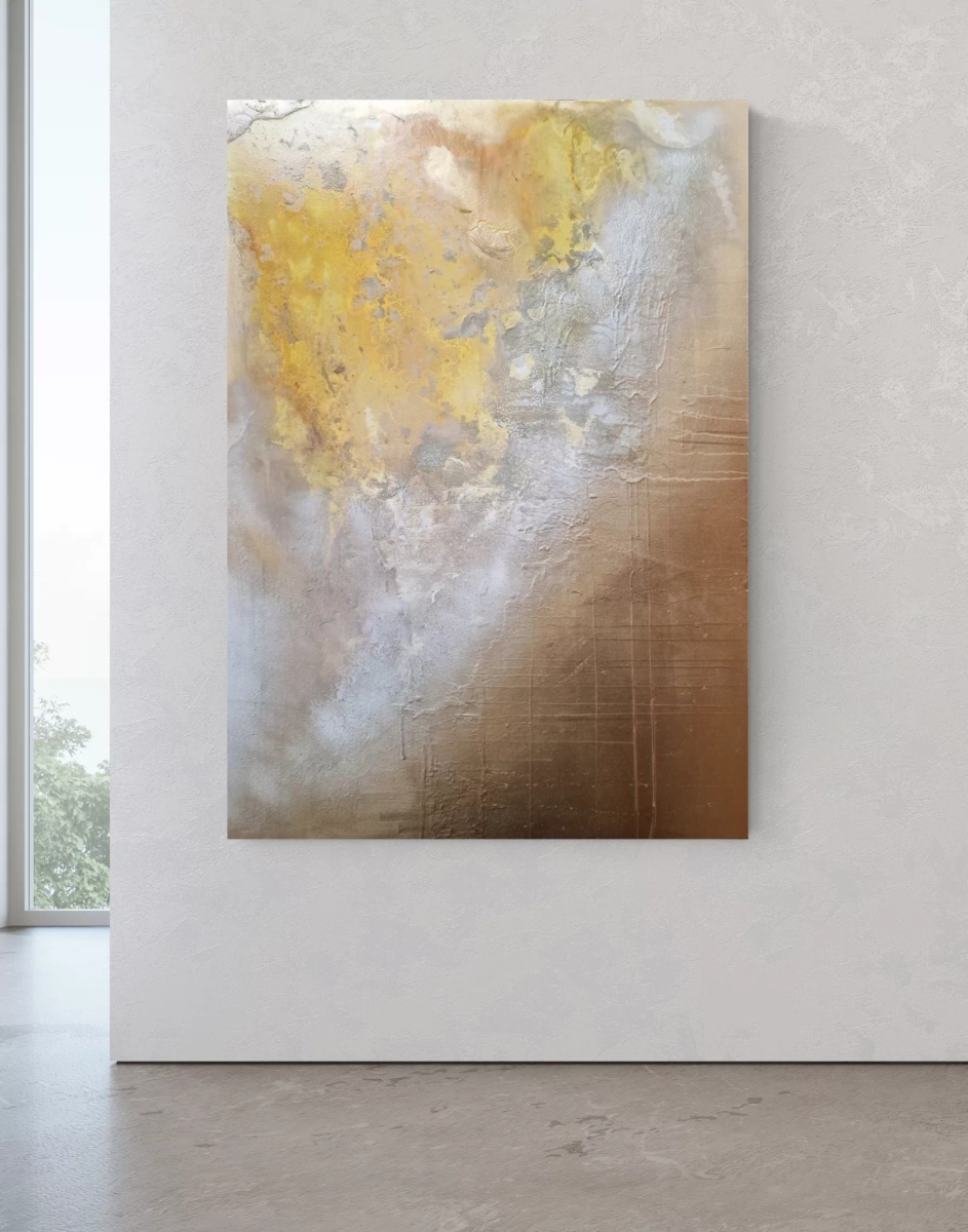 Gold-nowoczesna-abstrakcja-duzy-obraz-100x140-zloty-zolty