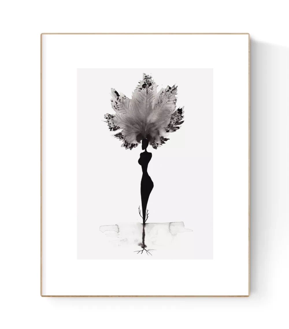 oryginalna-grafika-obrazek-A4-male-obrazy-grafika-drzewo