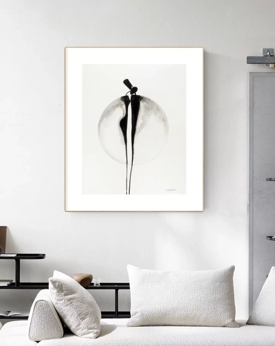 Oryginalna grafika abstrakcyjna minimal-art 40x50  