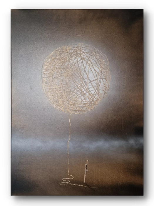 Obrazy surrealizm, nowoczesny obraz 50x70 Dreams cykl Sploty