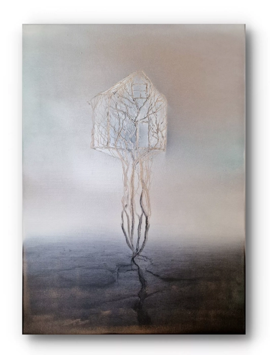 Obrazy surrealizm, nowoczesny obraz 50x70 Dreams cykl Sploty