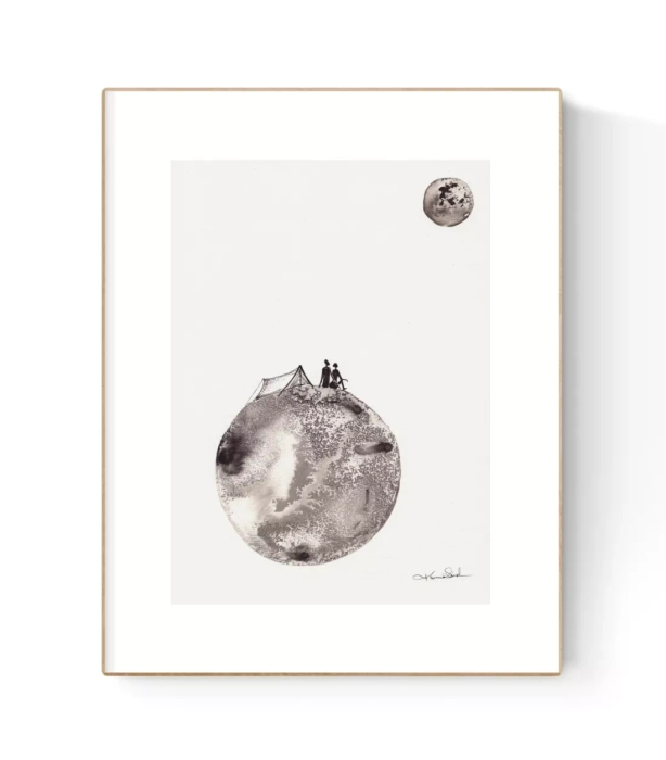 Grafika artystyczna tuszem A4   