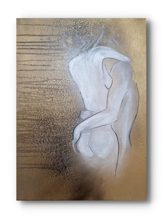 Obrazy akty na płótnie, nowoczesna abstrakcja Akt 