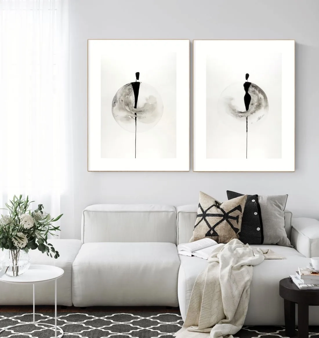 elegancki-dyptyk-czarno-bialy-nowoczesne-obrazy-salon