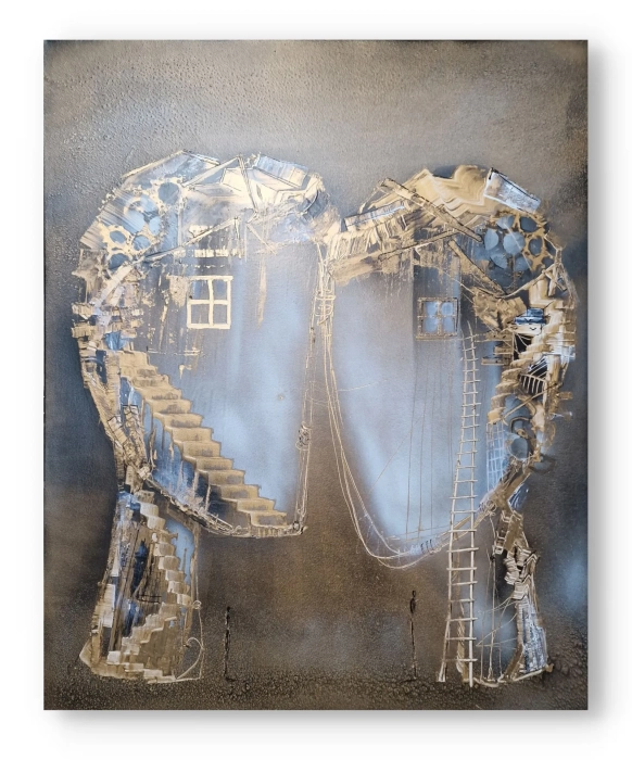 Duży obraz 80x100 cm, Cykl Sploty