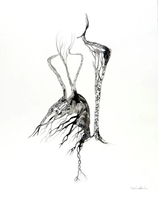 wyrafinowana-grafika-40x50cm-czarno-biale-reczne-pedzle