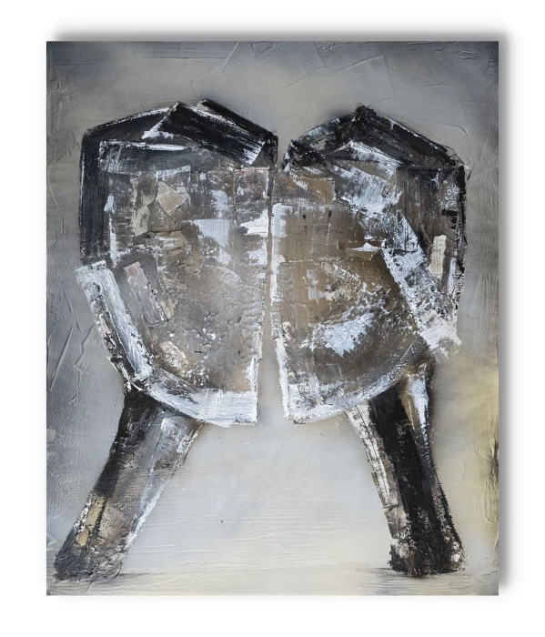Duży obraz 80x100 cm, Cykl Sploty 