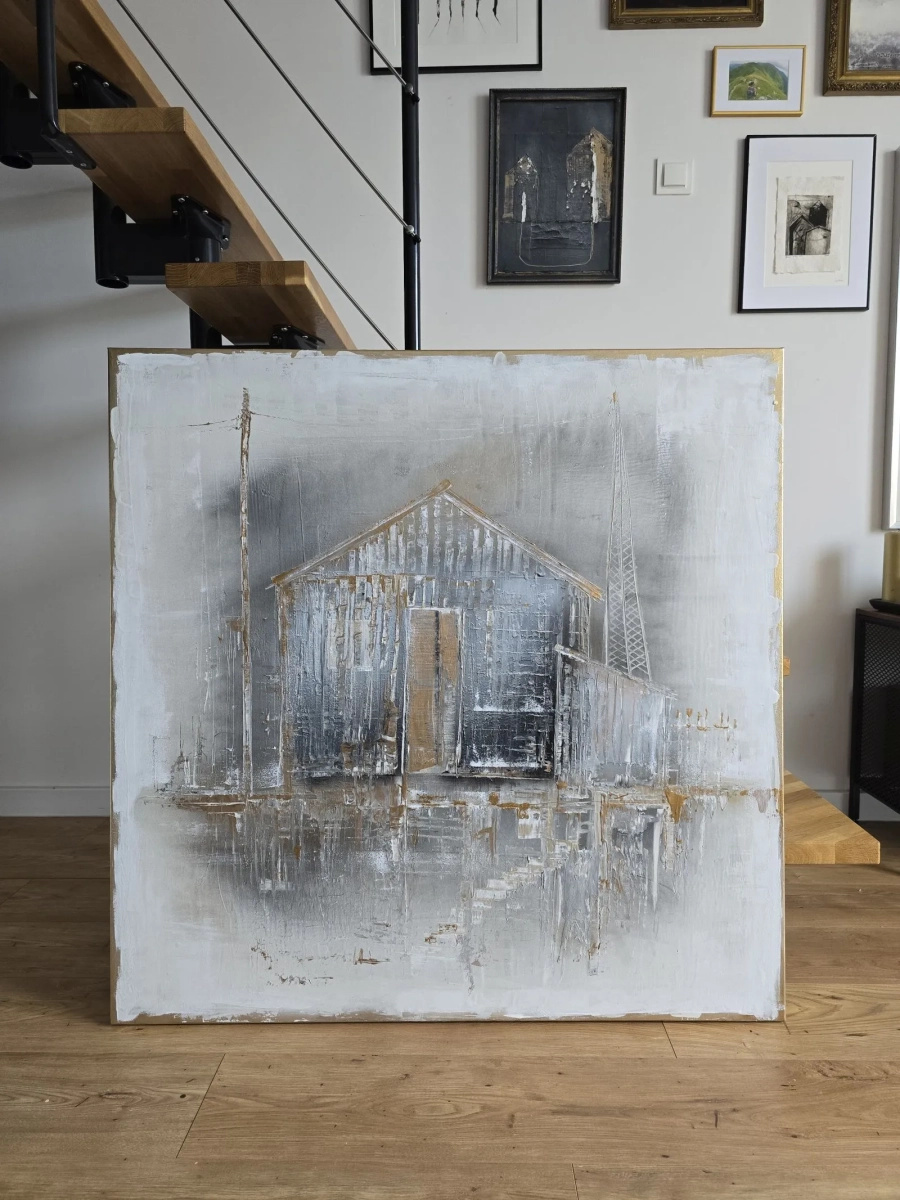 obraz-MISTY-100x100-malowany-recznie-nowoczesny