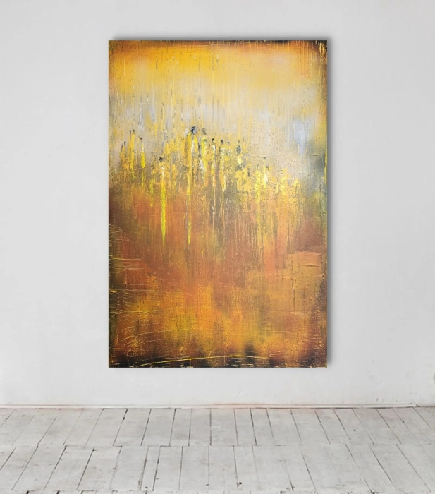 Duży obraz 150x100 Nowoczesna abstrakcja, energetyczna