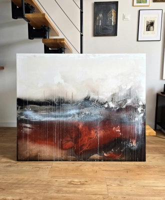nowoczesna-abstrakcja-obraz-do-salonu-recznie-malowany-ceglany