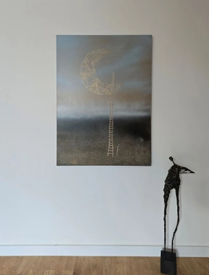 surrealizm-obrazy-studentow-asp-na-sprzedaz-obraz-70x100-luna