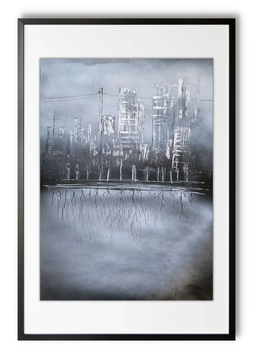 Malartwo współczesne, awangardowe obrazy loftowe, 50x70 