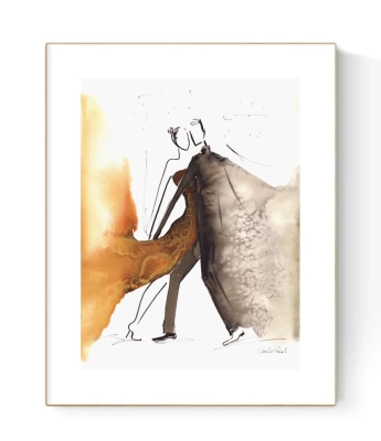 abstrakcja-taniec-Obraz-akwarelowy-30x40-malowany-recznie