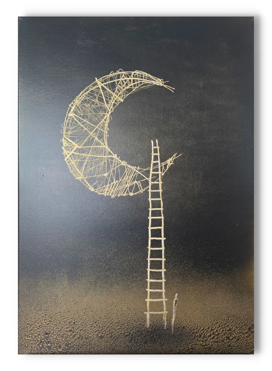 czarne-obrazy-50x70-obraz-surrealizmolejny
