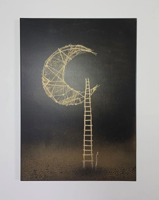 czarne-obrazy-50x70-obraz-surrealizmolejny