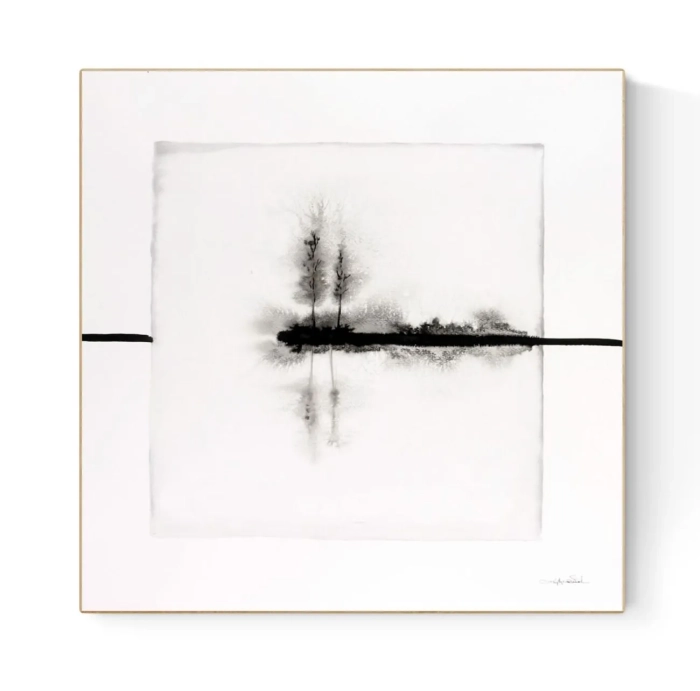 Oryginalna grafika abstrakcyjna minimal-art 50x50   