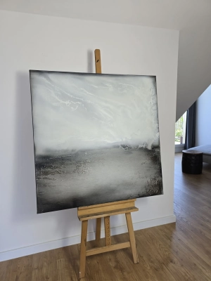 czarno-biale-obrazy-nowoczesna-abstrakcja-pejzaz-balance