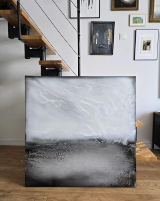 czarno-biale-obrazy-nowoczesna-abstrakcja-pejzaz-balance