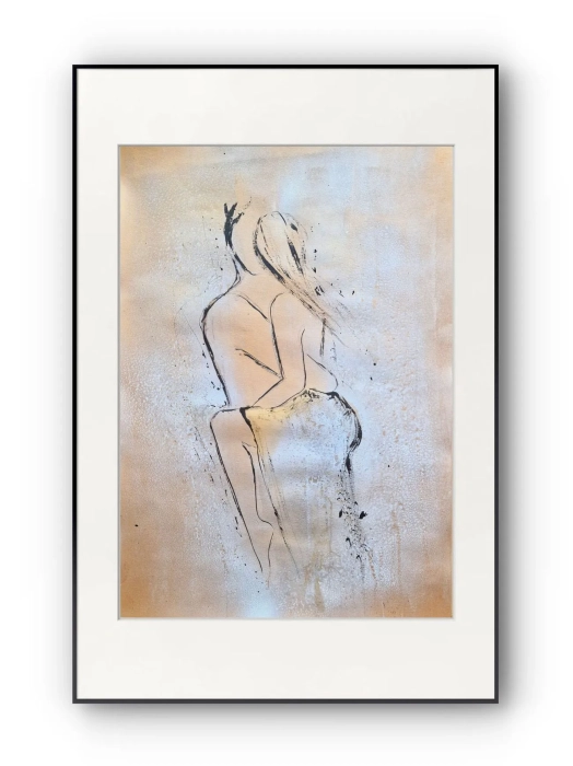 Obrazy akty, abstrakcja 50x70 