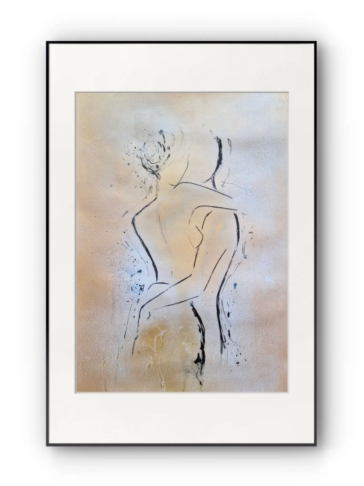 Obrazy akty, abstrakcja 50x70 