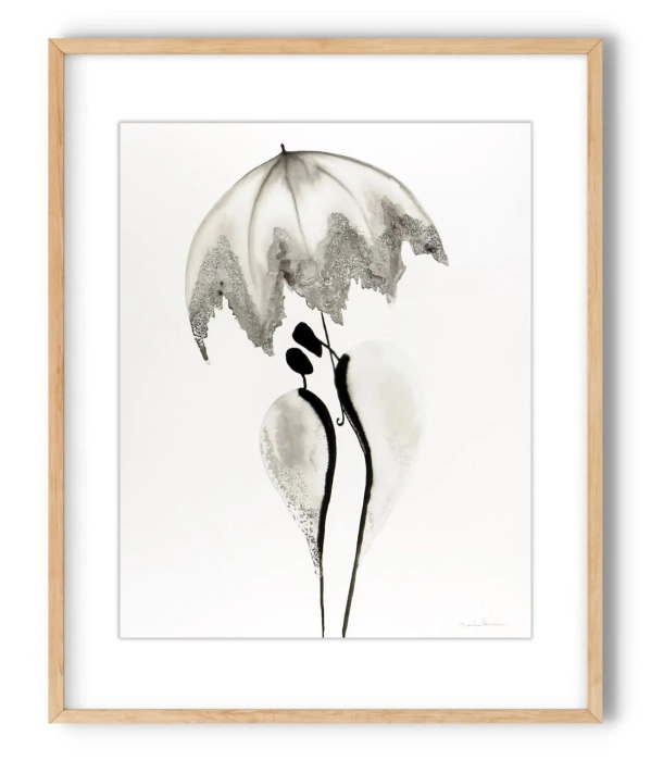 Oryginalna grafika abstrakcyjna minimal-art 40x50 