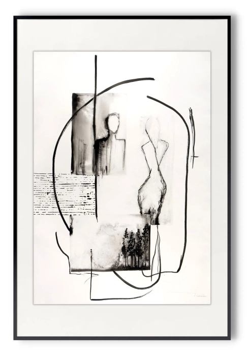 Duża grafika 70x100 minimal-art