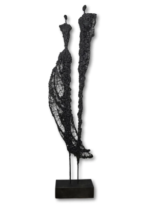 Duza-wysoka-rzezba-postacie-z-metalu-gliny-do-patio-hol-gabinet