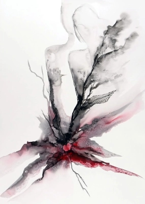 obraz-akwarela-abstrakcja-kwiaty-nowoczesny-50x70-malowany