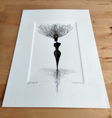 grafika czarno biała, obraz do salonu