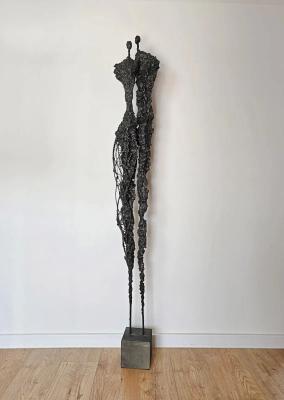 Mazowiecki Dom Aukcyjny Krystyna Siwek Rzeźba 173 cm Cykl Sploty