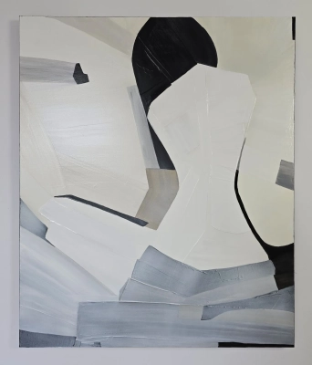 istota-spokoju-obraz-recznie-malowany-czarno-biala-abstrakcja