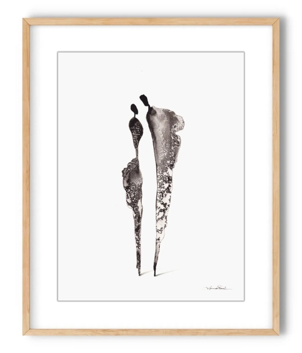 Oryginalna grafika  artystyczna 30x40 elegancki minimailzm 