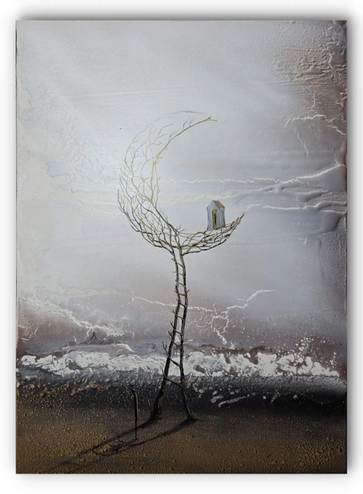 Obraz surrealizm  50x70 Cykl Expanse Wizjoner