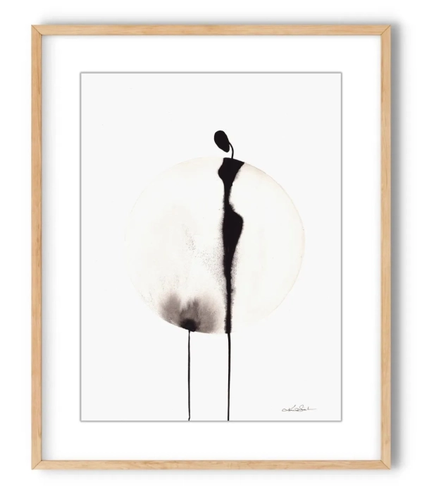 Oryginalna grafika  artystyczna 30x40 elegancki minimailzm 