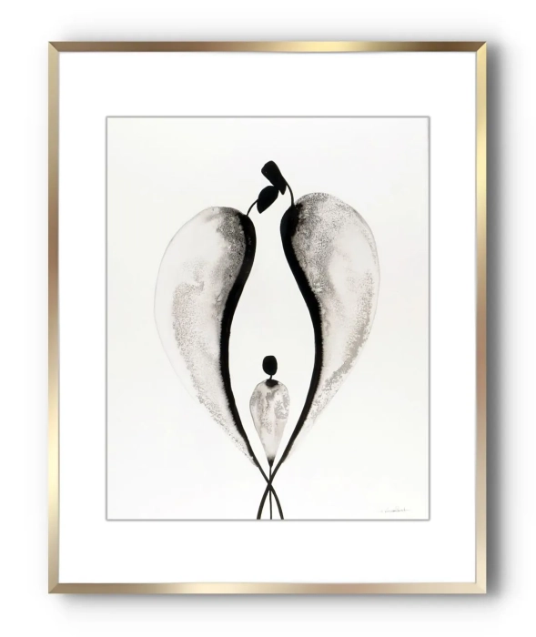 Elegancja i Minimalizm Grafika Artystyczna 40x50 