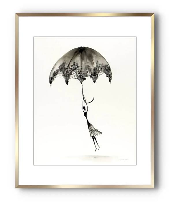 Elegancja i Minimalizm Grafika Artystyczna 40x50  