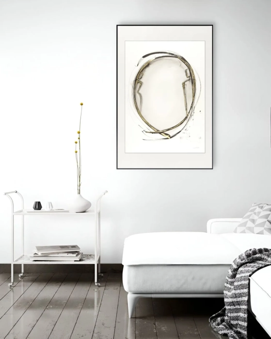 Eleganckie grafiki do salonu 50x70  zdobione złotem