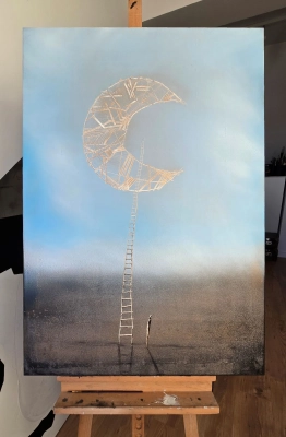marzyciel-obraz-surrealistyczny-mloda-sztuka-70x100-sprzedaz-prace-mlodych-artystow